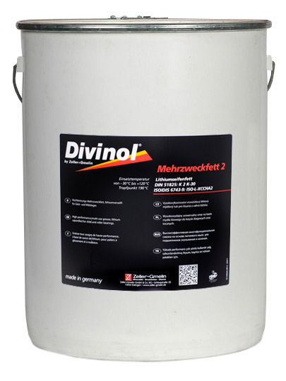 Литиевая смазка Divinol Mehrzweckfett 2, 15 кг