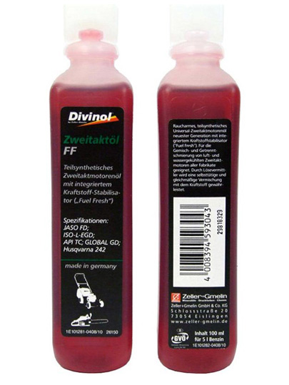 Моторное масло Divinol Zweitaktol FF (Fuel-Fresh), 0,25 л
