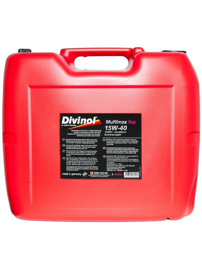 Моторное масло Divinol Multimax Top 15W-40, 20 л